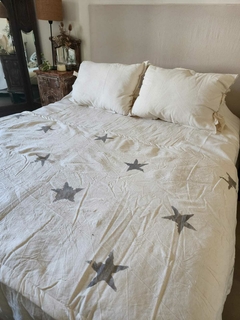 Pie de cama Stars gris
