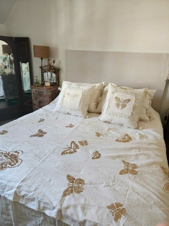 Pie de cama mariposas - comprar online