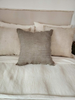 Almohadón Yute Soft Cuadrado - comprar online