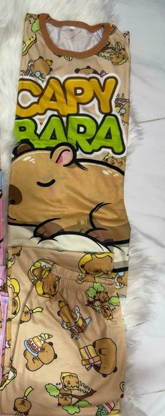 Pijama adulto de spum, CAPIBARA/CARPINCHO