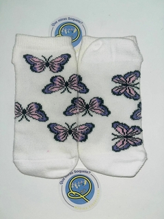 Soquetes, MARIPOSAS base blanca