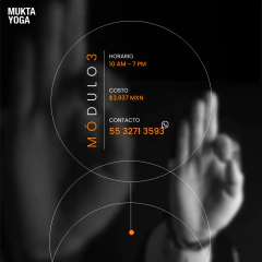 Formación de Maestros 200 HRS 2025 Módulo 3 - Mukta Yoga Formación