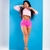 Kit 2 Shorts Rosa e Preto Com Corrente Dourado Imperdivel na internet