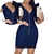 Vestido Jeans Feminino Tendencia Decote Moda
