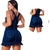 Vestido Suspensorio Jeans Feminina Saia Com De Babado - loja online
