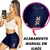 Short Jeans Feminino Com lycra e Ilhos na Perna Desconto - loja online