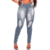 Calça Jeans Feminina com Elastano Cintura Alta Empina Bumbum na internet