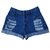 Bermuda Feminina Cós Alto Jeans Short Roupa Feminina