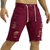 Bermuda Masculina Vinho Jeans Rasgado Destroyed - comprar online