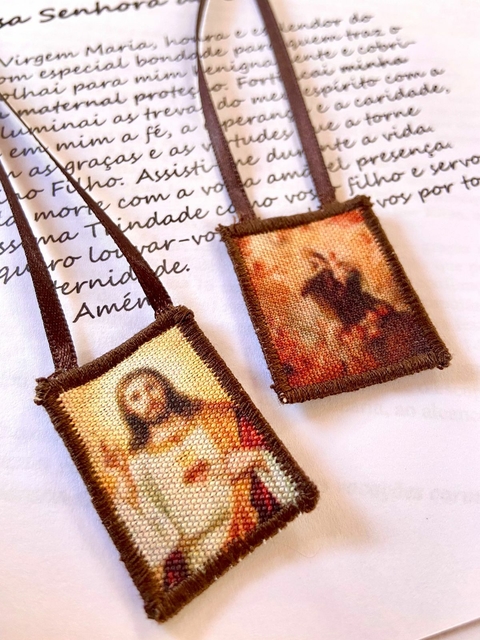 Escapulário Modelo Purgatório