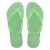 Chinelo slim verde jardim