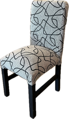 Silla chenille gris firu