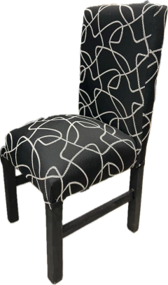 Silla chenille negra firu