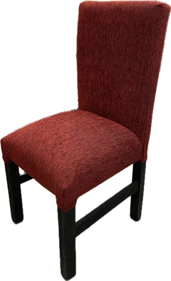 Silla chenille bordó