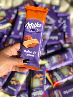 chocolate milka dulce de leche blanco o negro
