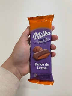 chocolate milka dulce de leche blanco o negro - comprar online