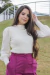 Blusa Tricot Manga Bufante
