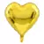 GLOBO CORAZON 23 CM X 1 UN. (DORADO)