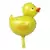 GLOBO MINI PATITO X 5 UN.(35 CM)