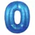 GLOBO N° AZUL 70 CM X 1 UN.(#0)