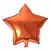 Globo metalizado Estrella Naranja (45 cm)