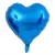 Globo metalizado Corazón Azul (45 cm)