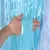 CORTINA PASTEL LLUVIA X 1 UN.(CELESTE)