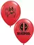 GLOBOS LATEX IMPRESOS DEADPOOL X 10 UN.