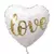 Globo metalizado Corazón LOVE (45 cm)