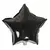 Globo metalizado Estrella Negro (45 cm)