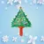 GLOBO ARBOL NAVIDAD X 1 UN.(35 CM)