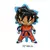 GLOBO GOKU PELO NEGRO X 1 UN.(70 CM)