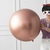GLOBO PIÑATA CHROME 18" ROSA GOLD X 1 UN.