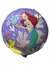 GLOBO REDONDO SIRENITA FONDO LILA X 1 UN.(45 CM)