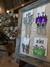 Aros de cuero tornasol y strass - comprar online