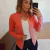 Blazer Feminino Manga Longa Cores Variadas