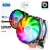 Cooler Ventoinha Dual Fan RGB LED Duplo P/ Processador Super Silencioso