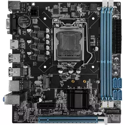 Placa Mãe Intel LGA 1155 2x DDR3 6 USB 2.0 VGA e HDMI H61