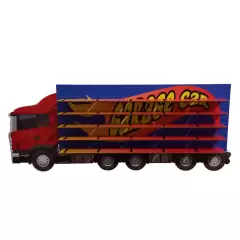 Expositor Suporte Carreta Adesivada 25 Carrinhos Garage Estante - LOPES MDF