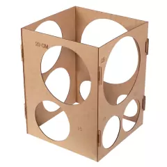 Medidor De Balões, Bexigas, Bolas Balão Mdf Medidas 9 A 25 na internet