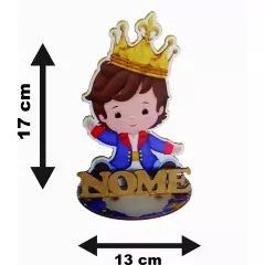 12 Peças Centros Mesa Pequeno Principe Ruivo Personalizado Lembranças Festa - LOPES MDF