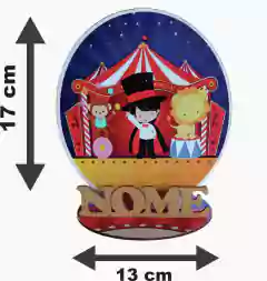 12 Peças Centros de mesa Circo magico menino Personalizado Lembranças Festa - comprar online