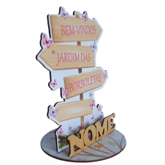 12 Centros Mesa Placa Borboleta personalizado Lembranças Festa - comprar online