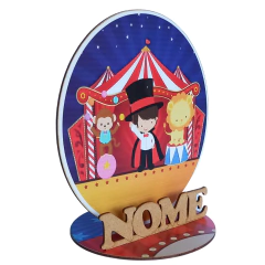 12 Peças Centros de mesa Circo magico menino Personalizado Lembranças Festa - loja online