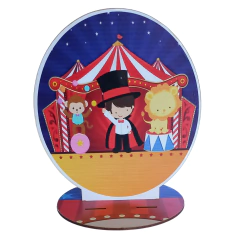 Imagem do 12 Peças Centros de mesa Circo magico menino Personalizado Lembranças Festa