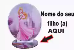 12 Centros de mesa princesa aurora Personalizado Lembranças Festa - LOPES MDF