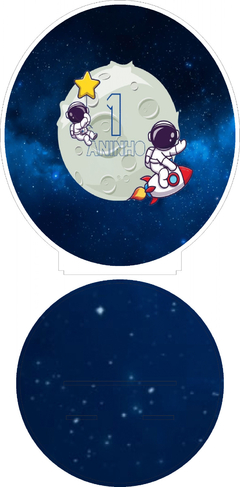 12 Centros Mesa Astronauta lua Personalizado Lembranças Festa