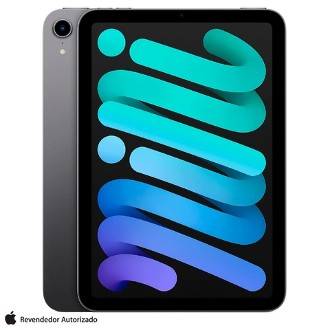 iPad mini Apple (6° Geração) A15 Bionic (8,3", Wi-fi, 64GB) Cinza Espacial MK7M3BZ/A