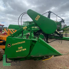 PLATAFORMA DE CORTE JOHN DEERE 316 FLEXÍVEL 2004 - Lima Máquinas Agrícolas