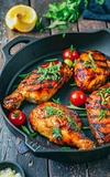 Alitas de Pollo Barbacoa.